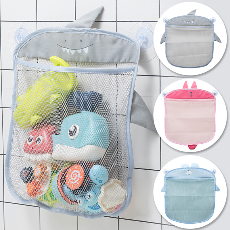 Home Goods Bathroom Storage - 1個入り 可愛いアヒル型お風呂おもちゃ収納メッシュバッグ 防水速乾 吊り下げ式オーガナイザー 吸盤付き 赤ちゃん子供用バスルーム向け