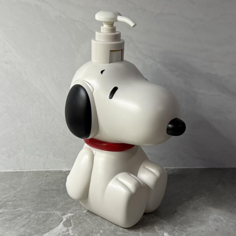Home Goods Bathroom Storage - かわいいスヌーピーディスペンサーボトル、漫画犬のシャンプー、ボディウォッシュ、ハンドソープ用プレスボトル、バスルーム装飾収納オーナメント、ホームギフト
