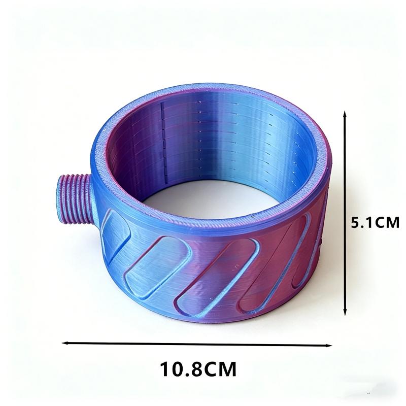 Home Creation Bathroom - 1個入り高圧スパイラルノズルペット足洗いツール浴室シャワーヘッド円形洗浄マッサージスプレーヤー男性用シャワーノズル