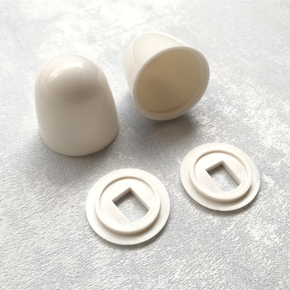 Home Center Bathroom Accessories - 2 ペアユニバーサルプラスチックトイレボルトカバー便器プッシュオンボルトネジキャップトイレの装飾家庭用バスルームアクセサリー