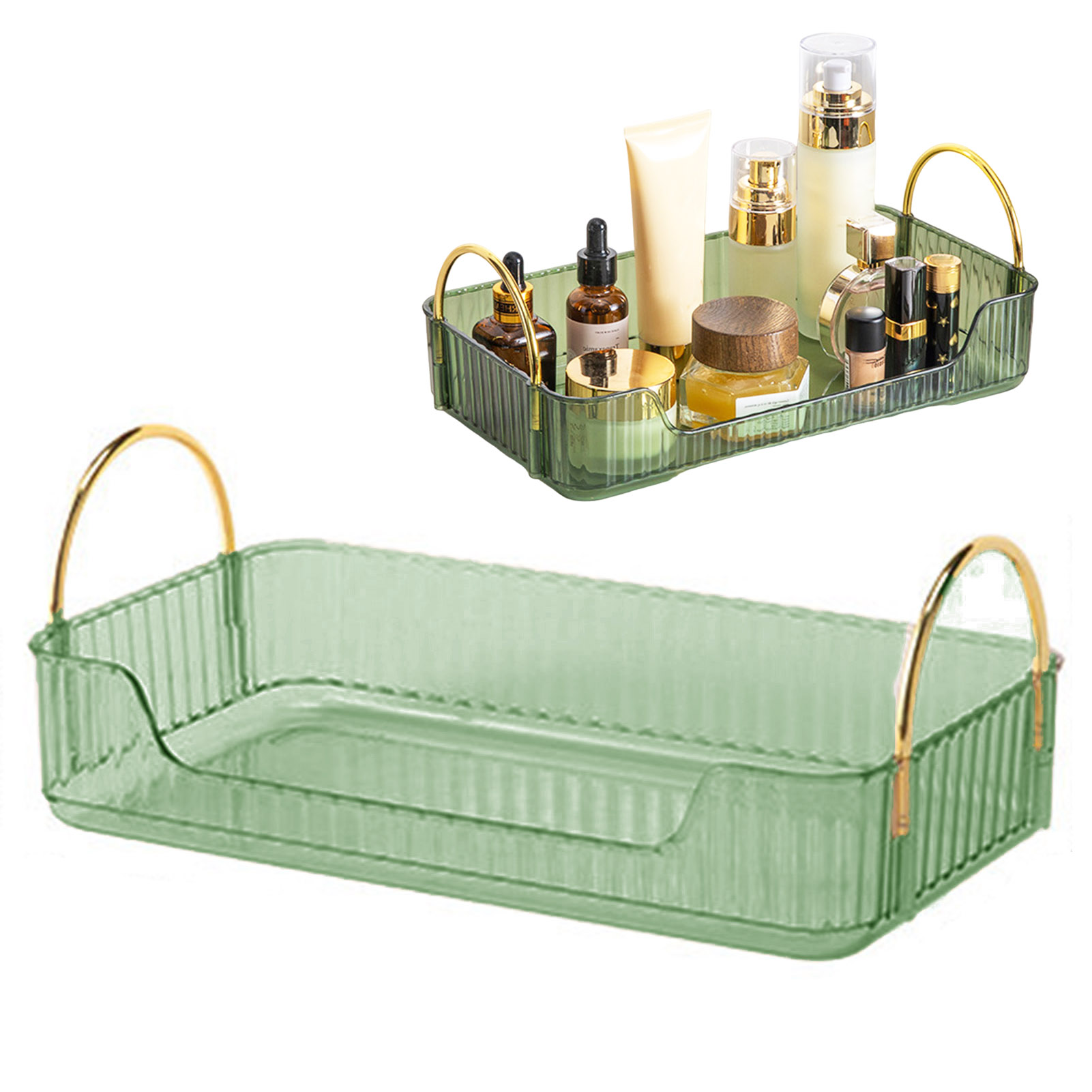 バスルームオーガナイザーラックライト高級アクリル収納ホルダー - Home Goods Bathroom Storage のレビューと価格