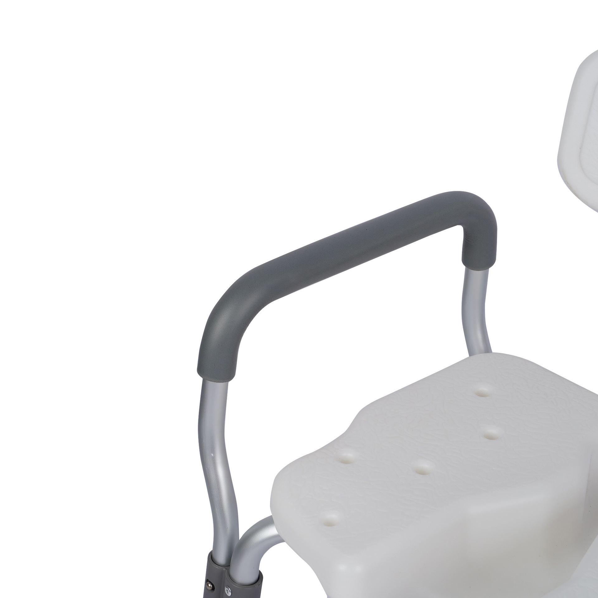 高さ調節可能な滑り止めシャワーチェア、背もたれ付き、高齢者や - Home Bathroom Supplies のレビューと価格