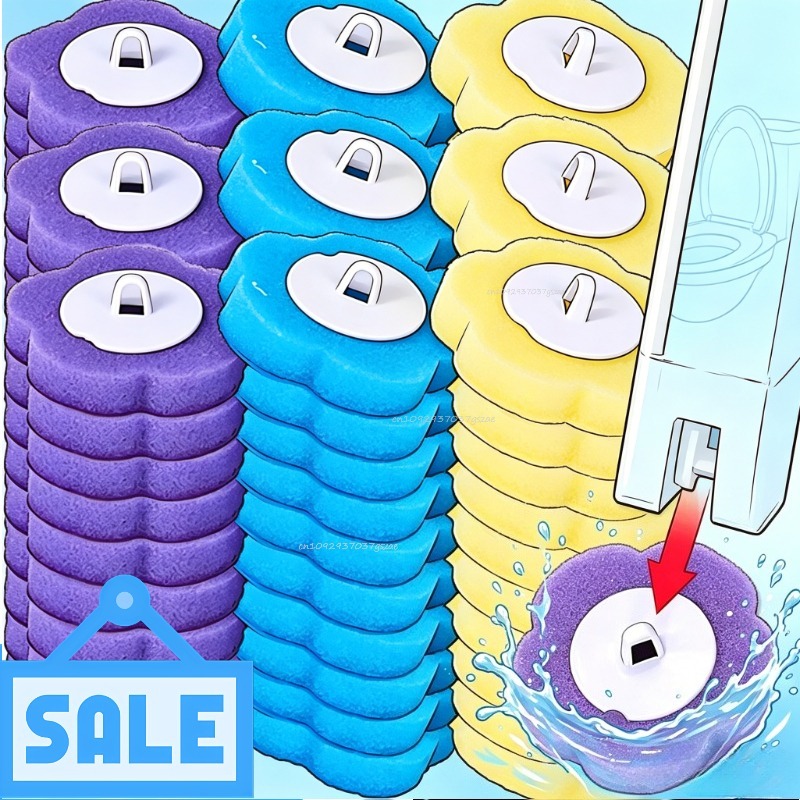 使い捨て交換ヘッドキット付きトイレブラシアップグレードロング - Home Creation Bathroom のレビューと価格