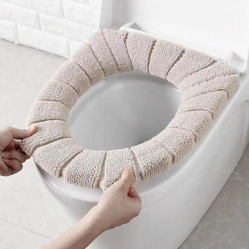 便座カバー暖かいソフトアクリル洗えるマット家の装飾クローゼッ - Home Center Bathroom Accessories のレビューと価格