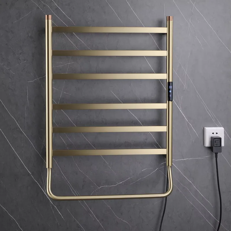 モダンな調節可能な304ステンレス鋼製加熱タオルラック、壁掛 - Towel Bar Stainless のレビューと価格