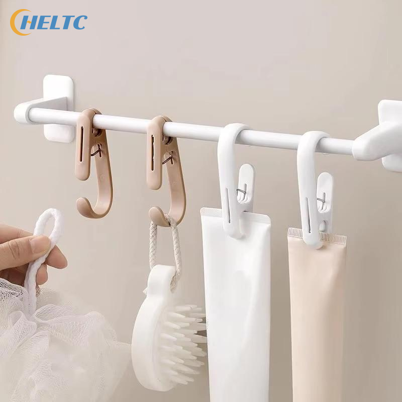 10個入り多目的吊り下げクリップフック、家庭用キッチン・バス - Home Bathroom Supplies のレビューと価格