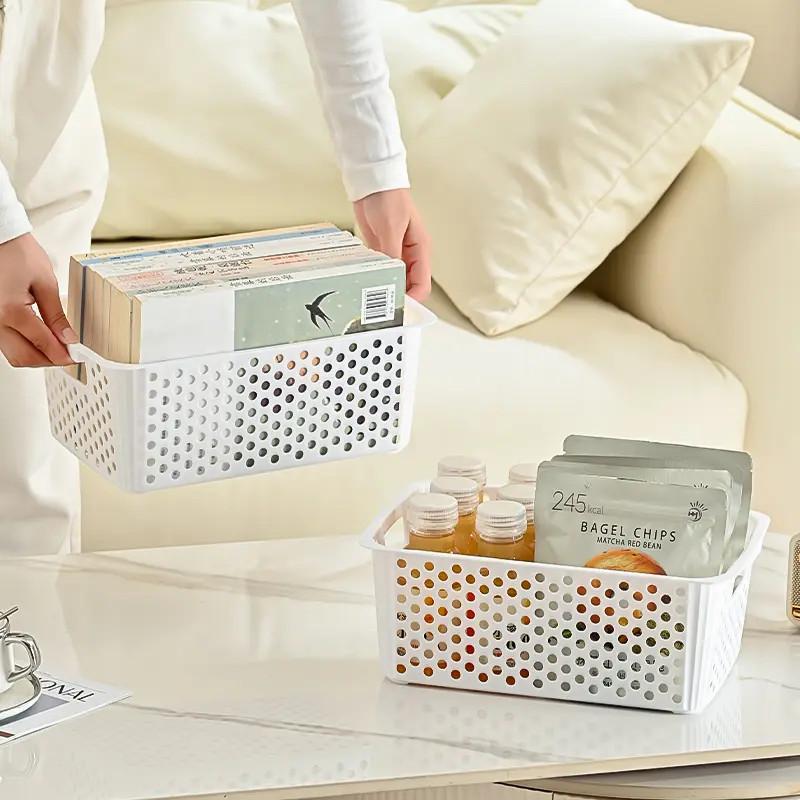 大容量のプラスチック製収納ボックスで、オープンなグリッドデザ - Home Goods Bathroom Storage のレビューと価格