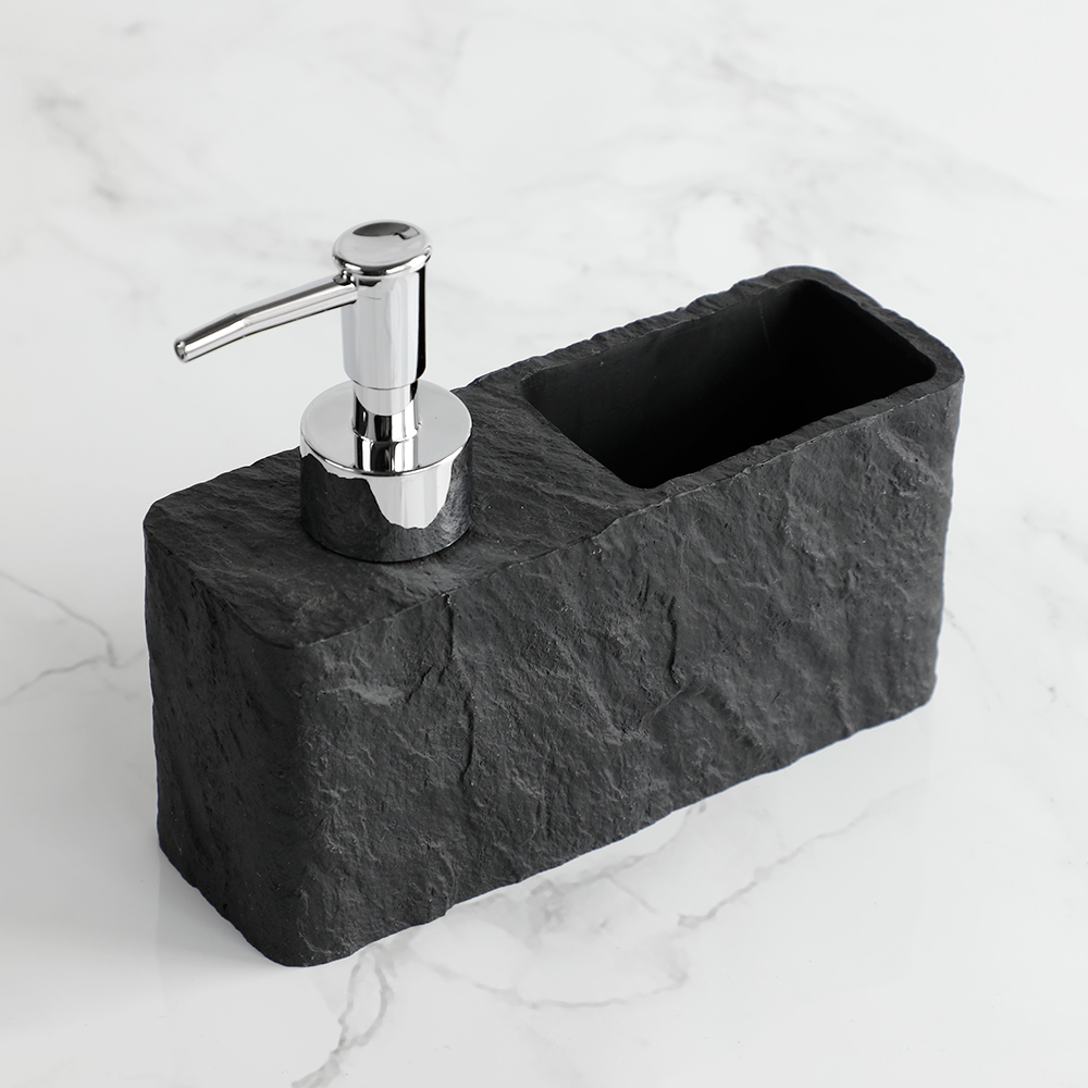 スポンジ付きソープディスペンサー キッチンシンクとバスルーム - Home Bathroom Soap Dispenser のレビューと価格