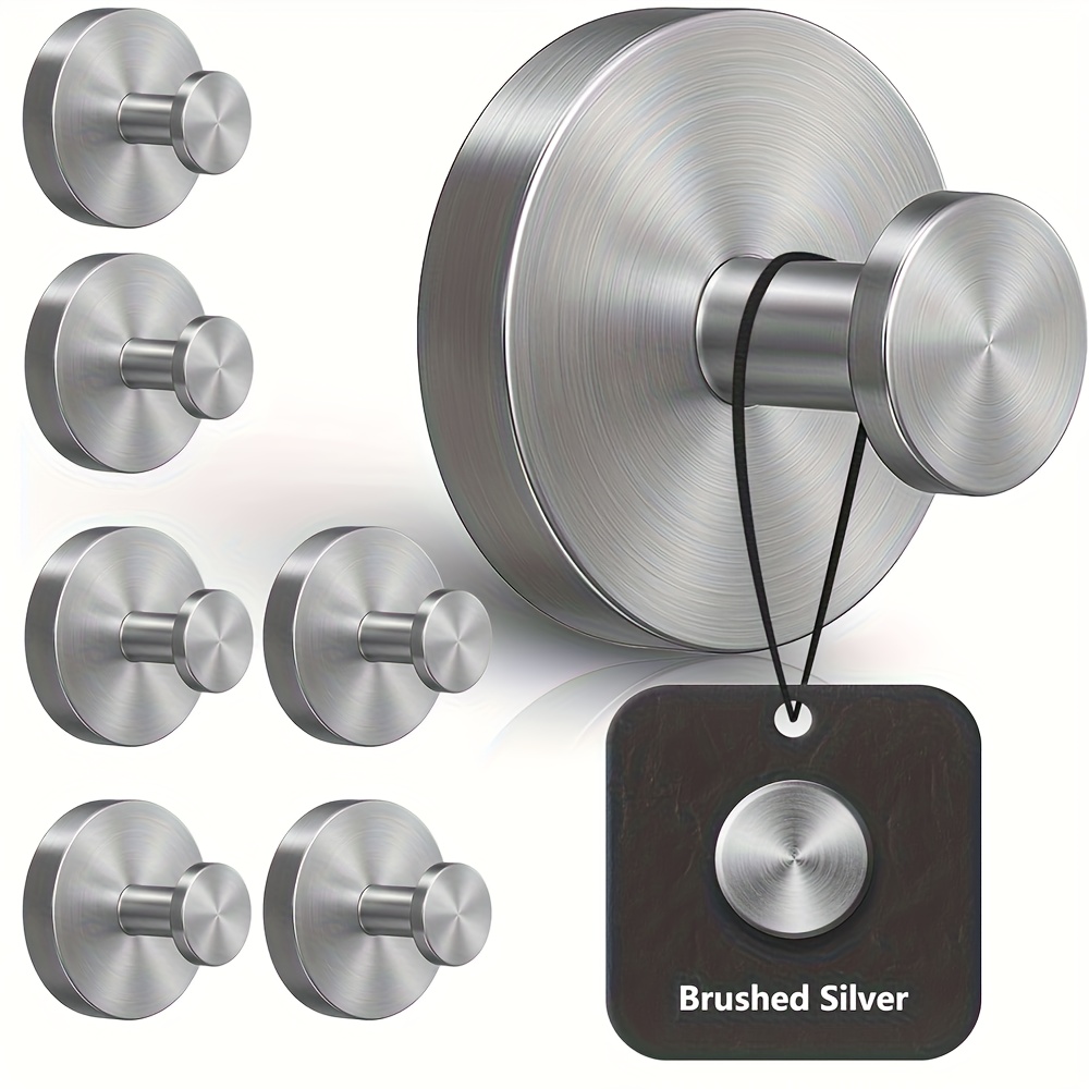 6/1PCステンレス製吸盤フック、穴あけ不要の壁掛けフック、 - Towel Bar Stainless のレビューと価格