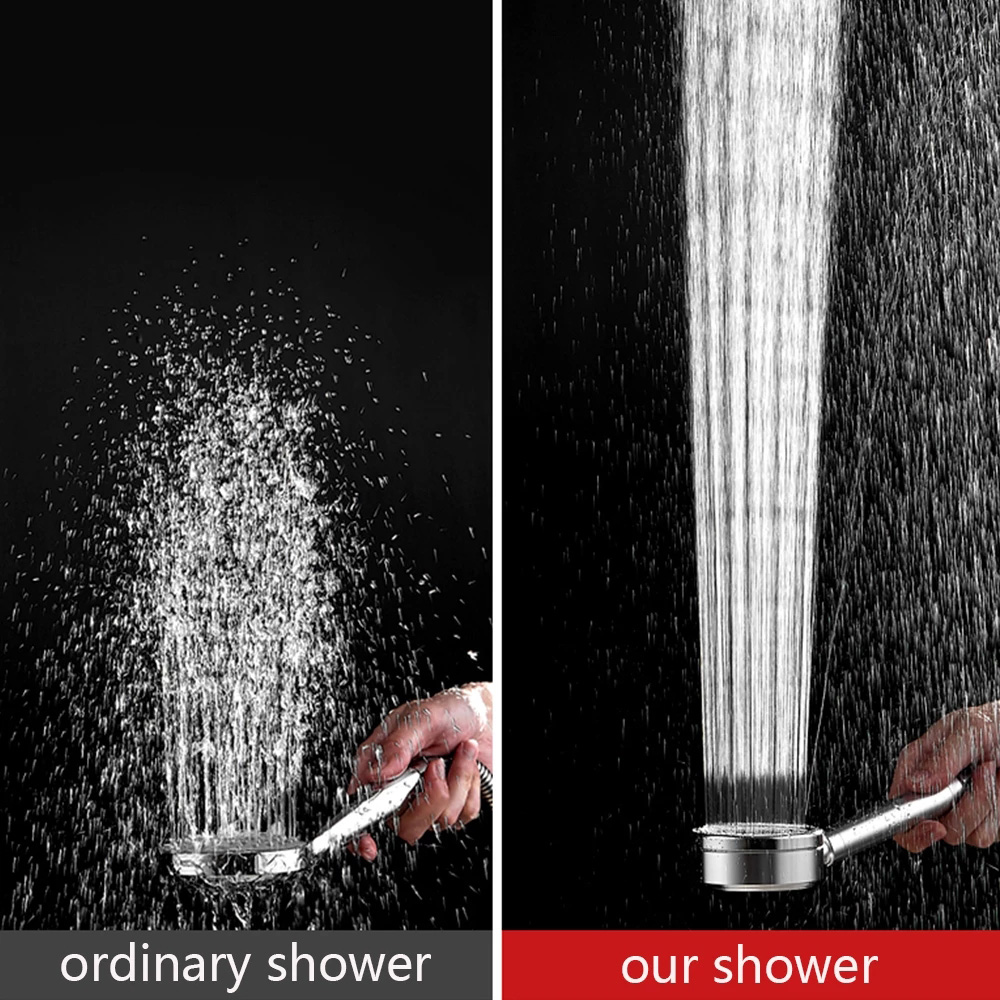 304 ステンレス鋼のシャワーヘッド、ハンドヘルドバスレイン - Home Center Bathroom Accessories のレビューと価格