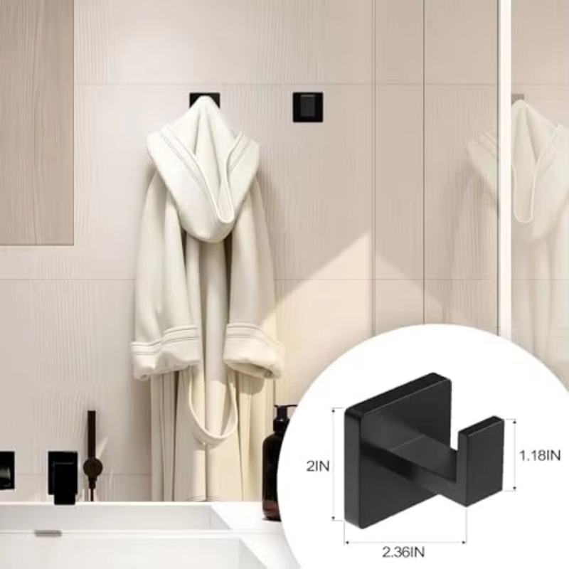 マットブラックステンレススチール製エコフレンドリー壁掛けバス - Towel Bar Stainless のレビューと価格