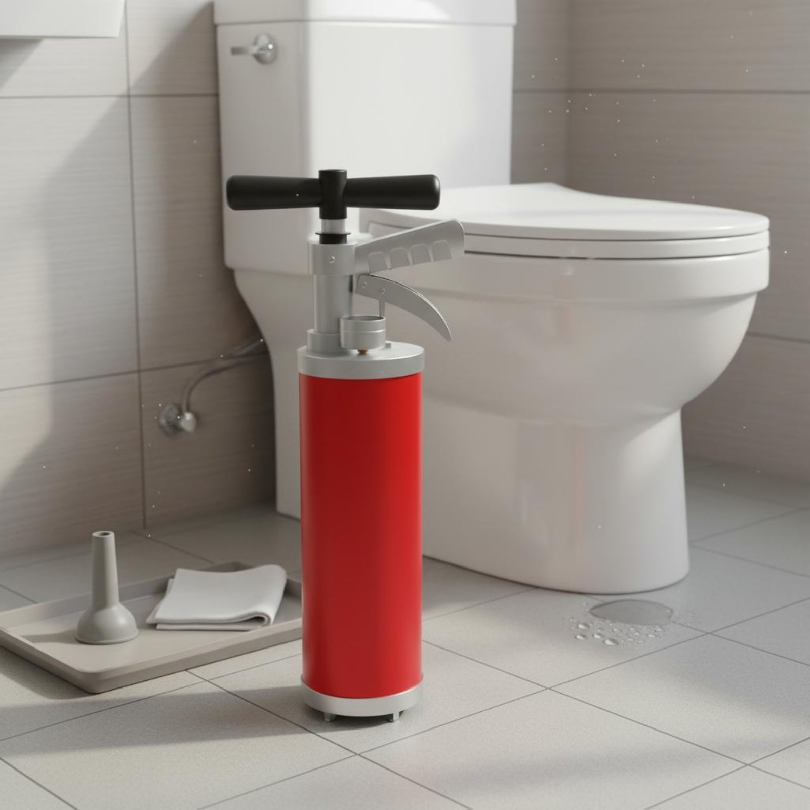 空気圧排水溝詰まり解消器クイック解消トイレプランジャーポンプ - Home Bathroom Pressure Pump のレビューと価格