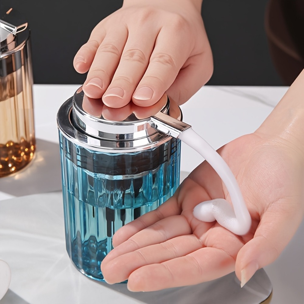 1PC プレス泡立ちソープディスペンサー家庭用クリアシャンプ - Home Bathroom Soap Dispenser のレビューと価格