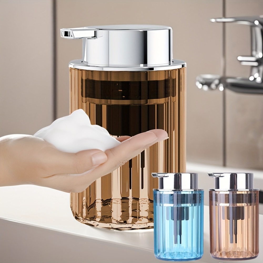 1PC プレス泡立ちソープディスペンサー家庭用クリアシャンプ - Home Bathroom Soap Dispenser のレビューと価格