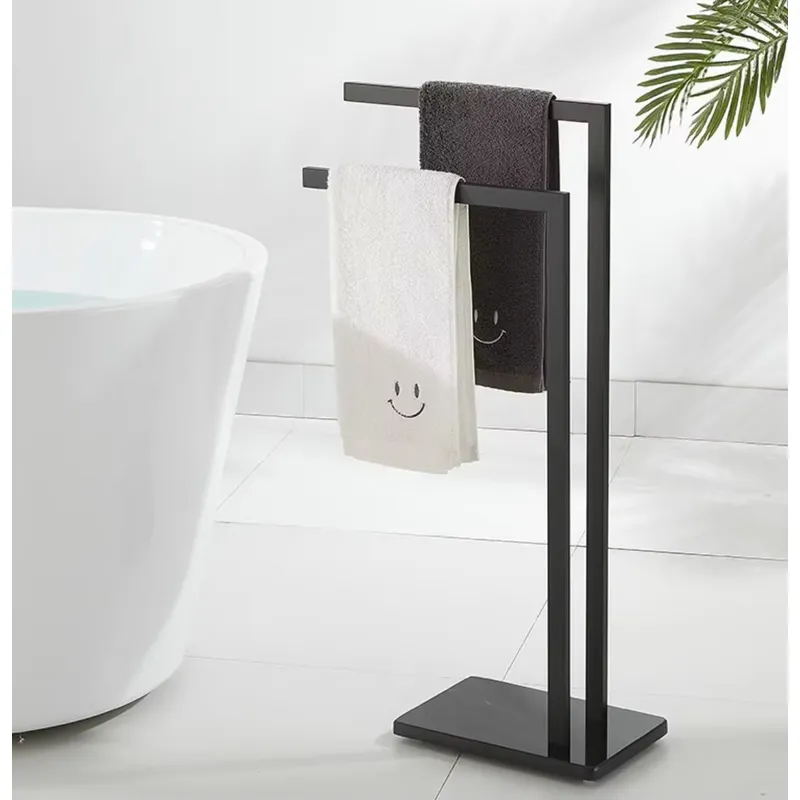 モダンな高さのある床から天井までのステンレス製トイレタオル掛 - Towel Bar Stainless のレビューと価格
