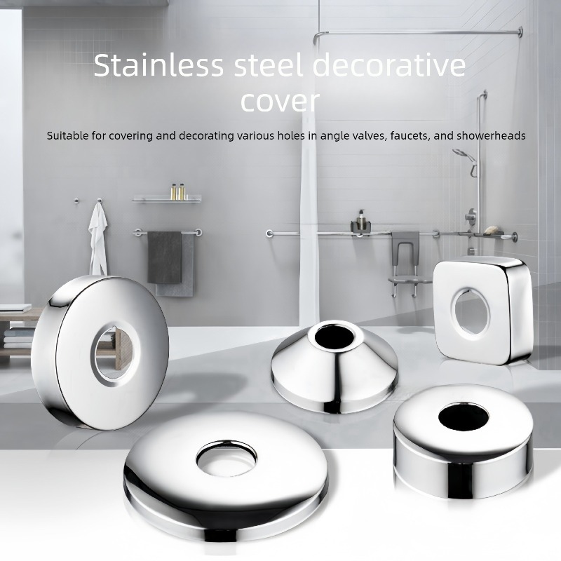 ステンレス鋼管トリムカバー、シャワー水栓アングルバルブ装飾カ - Home Center Bathroom Accessories のレビューと価格