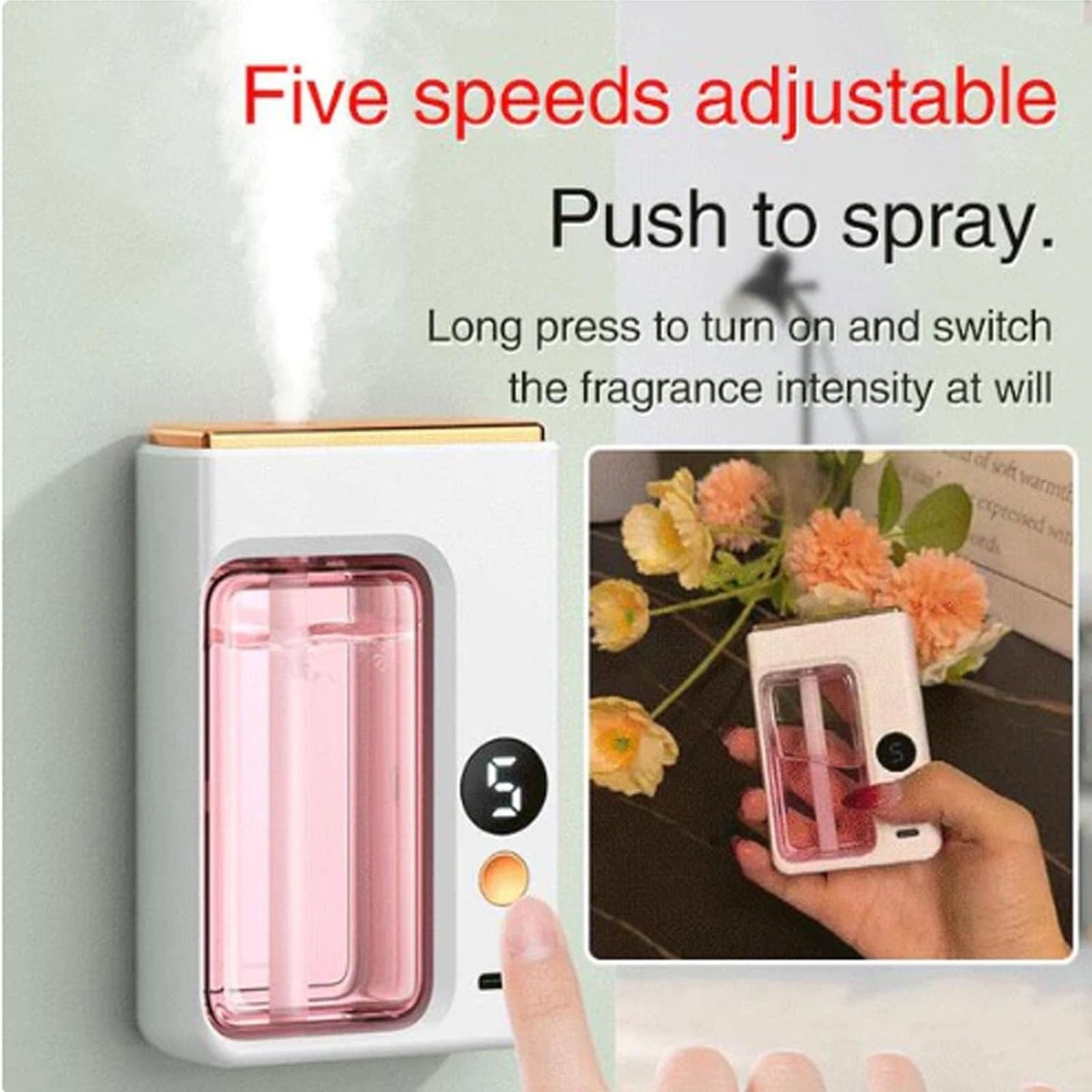 アロマセラピーディフューザー ワイヤレス 壁掛け式 ポータブ - Home & Bathroom Building Products Pte Ltd のレビューと価格