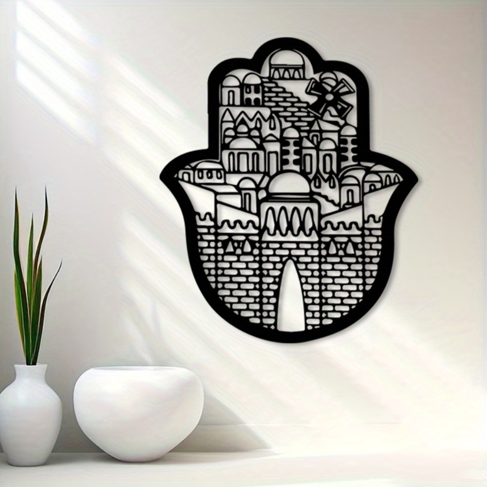 CIFBUY 鉄製ウォールアート イスラム建築 エルサレム聖 - Home & Bathroom Building Products Pte Ltd のレビューと価格