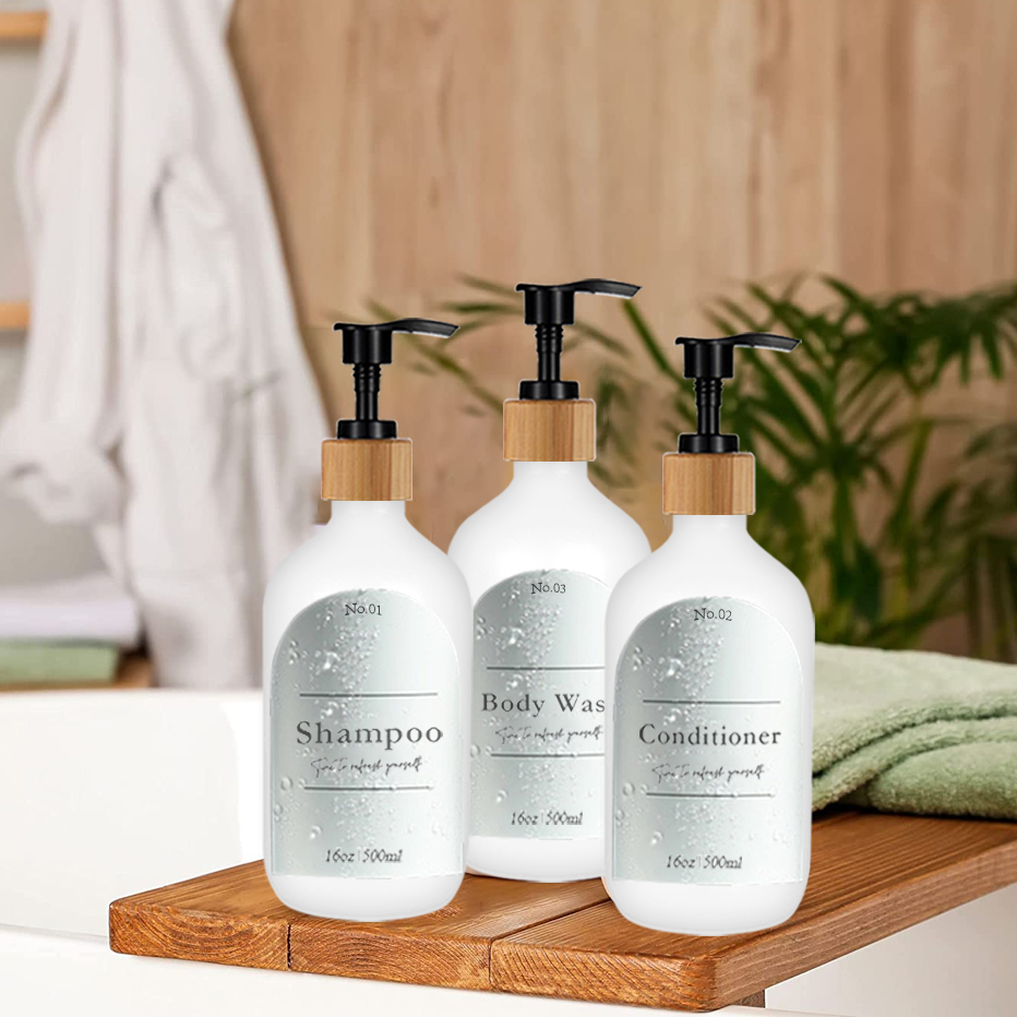 500ml ソープディスペンサーボトル シャンプーとシャワー - Home Bathroom Soap Dispenser のレビューと価格
