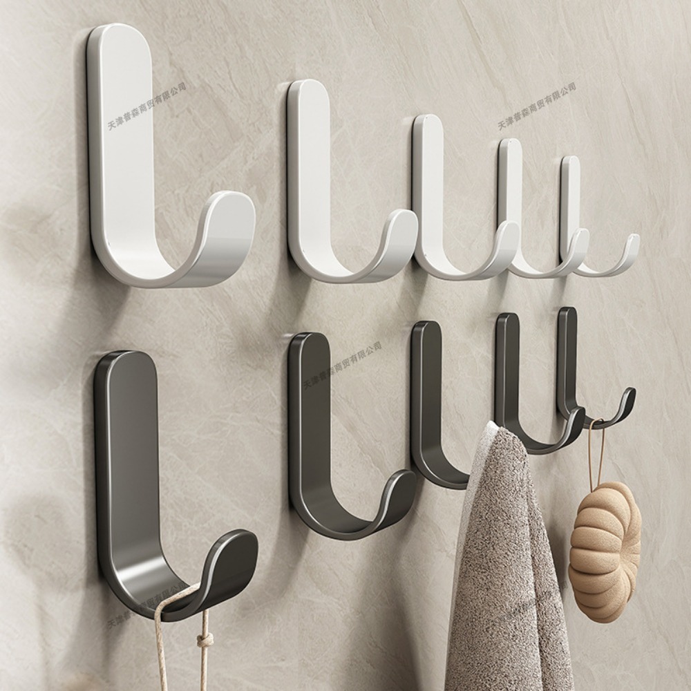 パンチフリー粘着壁フック金属ハンガービスコース壁掛けフック衣 - Home Goods Bathroom Storage のレビューと価格