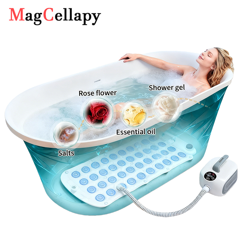 浴槽マッサージマット バブルバススパ ビューティー リモコン - Bathtub Pillow Inflatable のレビューと価格