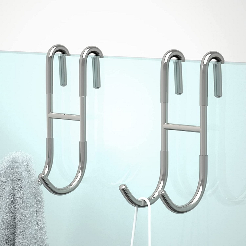 ステンレス鋼のシャワードアのフック,フレームレス,ガラスタオ - Towel Bar Stainless のレビューと価格