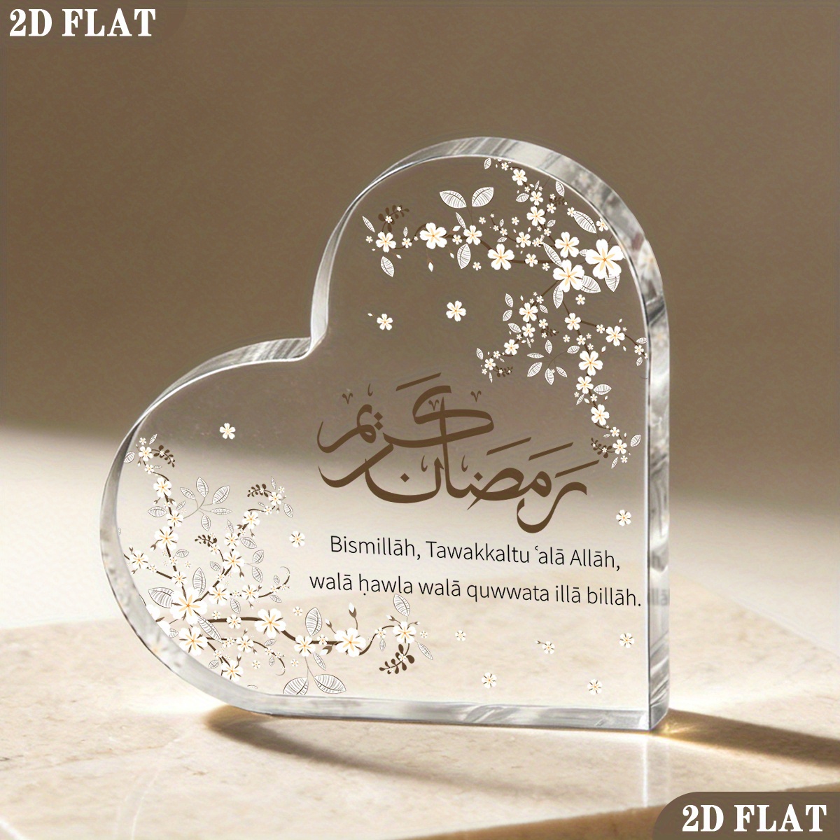 CIFBUY アクリル製プラーク 2D フラット ハート型  - Home & Bathroom Building Products Pte Ltd のレビューと価格