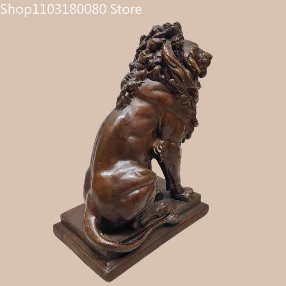 21cmアンティーク仕上げ銅製ユダの獅子像ユダヤ教家庭祭壇装 - Home & Bathroom Building Products Pte Ltd のレビューと価格
