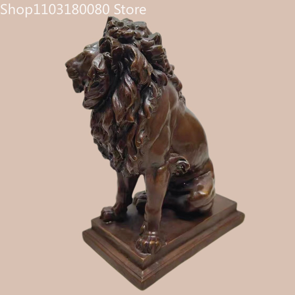 21cmアンティーク仕上げ銅製ユダの獅子像ユダヤ教家庭祭壇装 - Home & Bathroom Building Products Pte Ltd のレビューと価格
