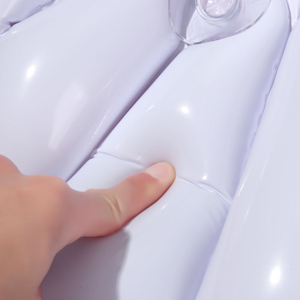 吸盤付きインフレータブルテリークロスバスピロー、浴槽クッショ - Bathtub Pillow Inflatable のレビューと価格