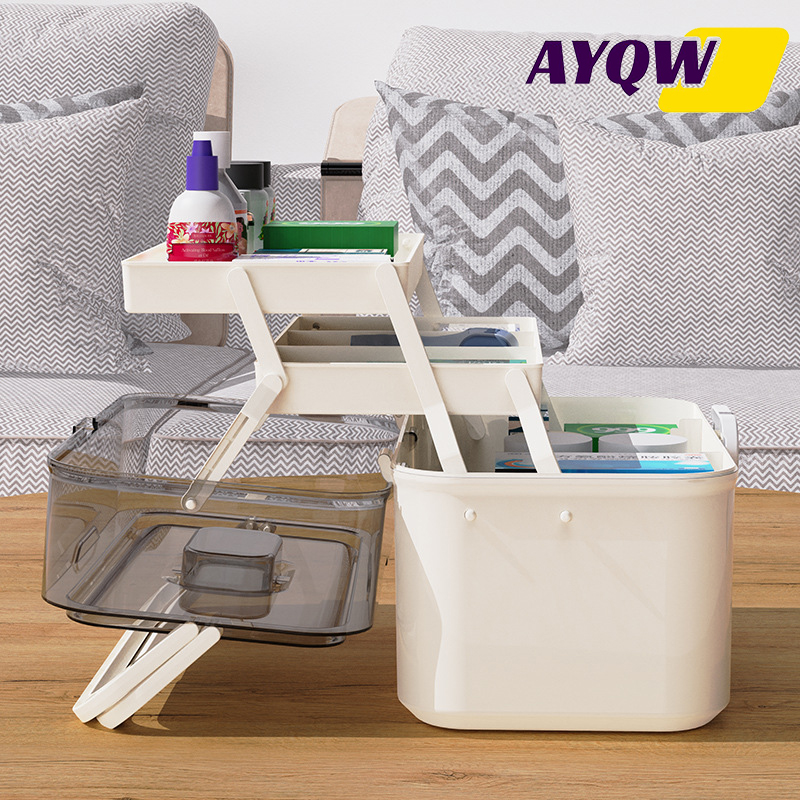 大容量透明蓋付き薬収納ボックス/ディスペンサーボックス -  - Home Goods Bathroom Storage のレビューと価格