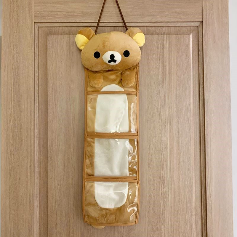 かわいいリラックマ日本の漫画壁掛け収納袋寮ベッドサイド雑貨オ - Home Goods Bathroom Storage のレビューと価格