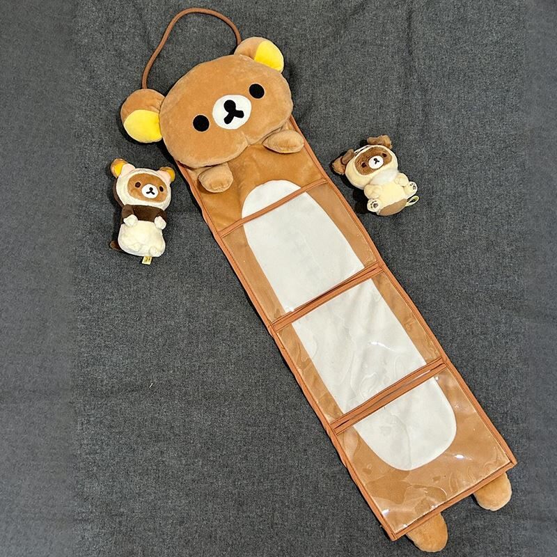 かわいいリラックマ日本の漫画壁掛け収納袋寮ベッドサイド雑貨オ - Home Goods Bathroom Storage のレビューと価格