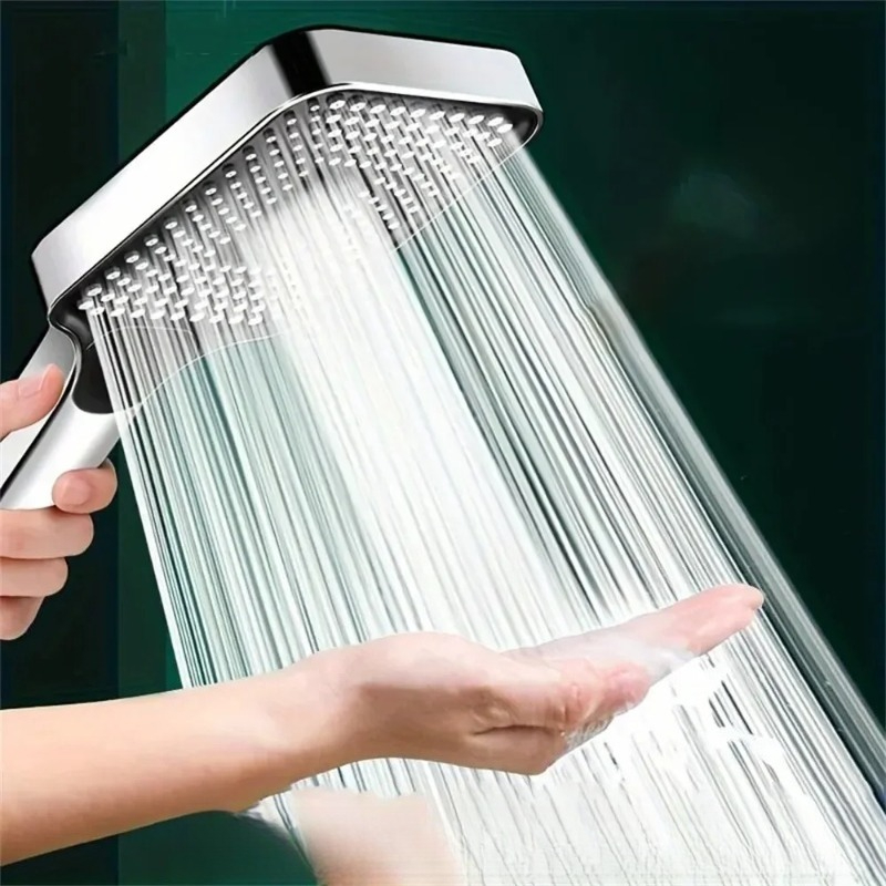 調整可能な3モード高圧シャワーヘッド大流量節水レインフォール - Home Creation Bathroom のレビューと価格