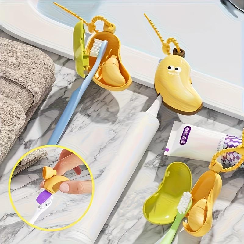 かわいいバナナ歯ブラシホルダーポータブルトラベルオーガナイザ - Home Goods Bathroom Storage のレビューと価格