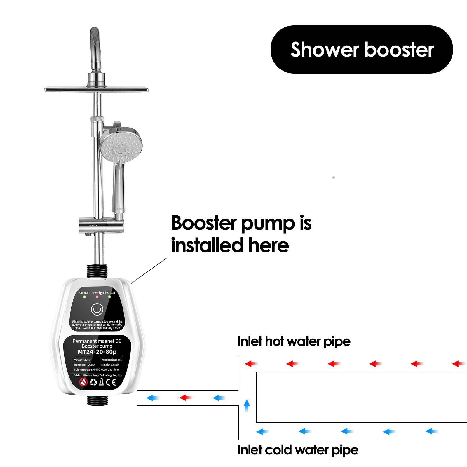 24V 水圧ポンプ自動コントローラーガーデンシンクヒーターホ - Home Bathroom Pressure Pump のレビューと価格