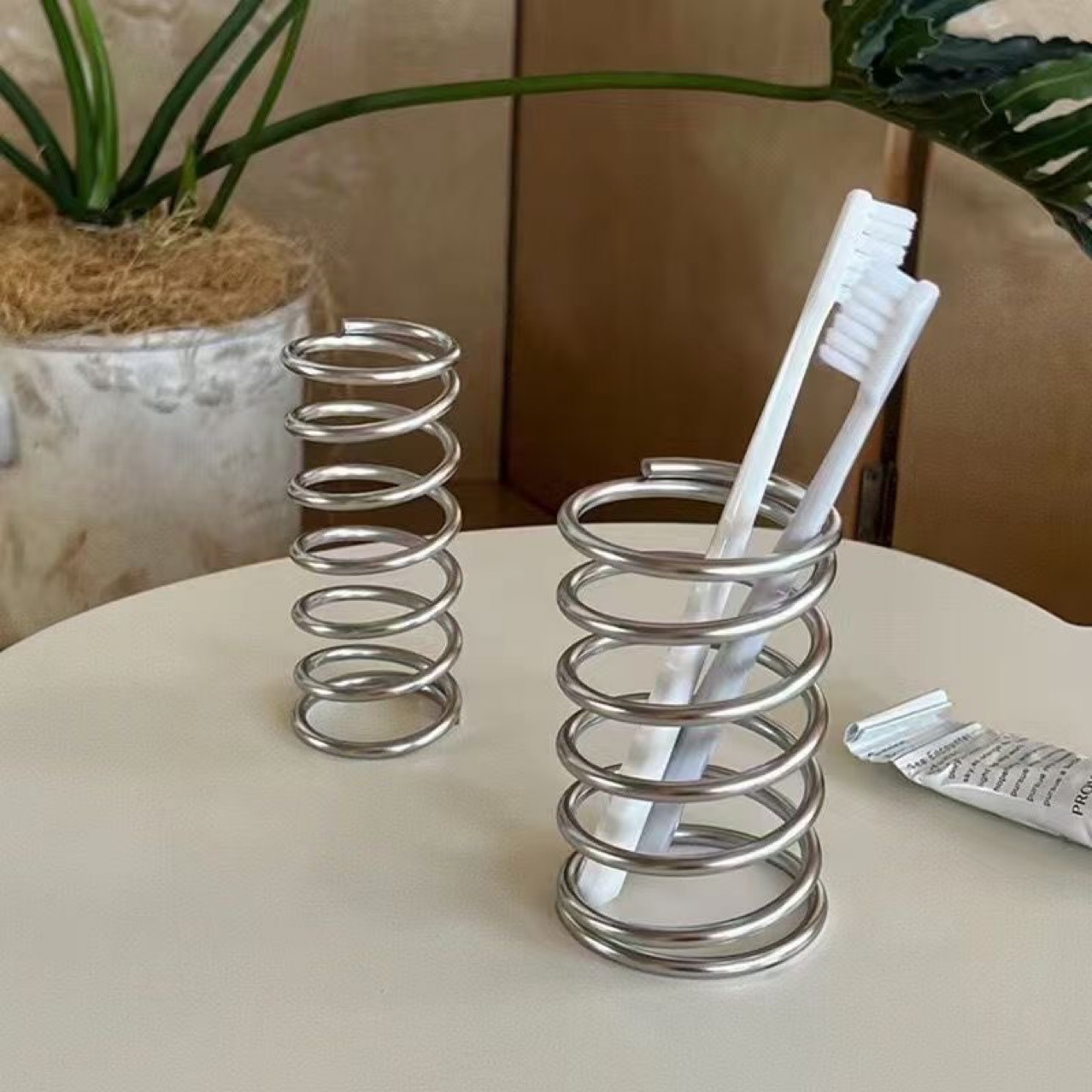 ステンレス鋼歯ブラシホルダー金属バスルームアクセサリー歯磨き - Home Center Bathroom Accessories のレビューと価格