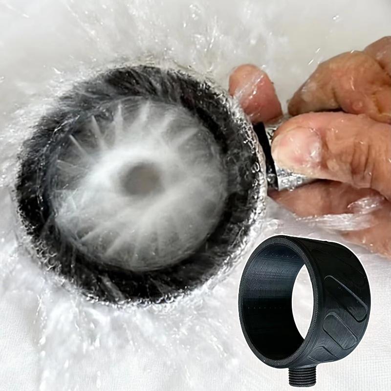 男性用高圧シャワーヘッドノズル 1個入り スパイラルスプレー - Home Creation Bathroom のレビューと価格