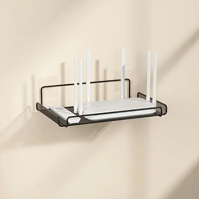 ステンレス製ルーターシェルフ 穴あけ不要 WiFi 壁掛けル - Home Goods Bathroom Storage のレビューと価格