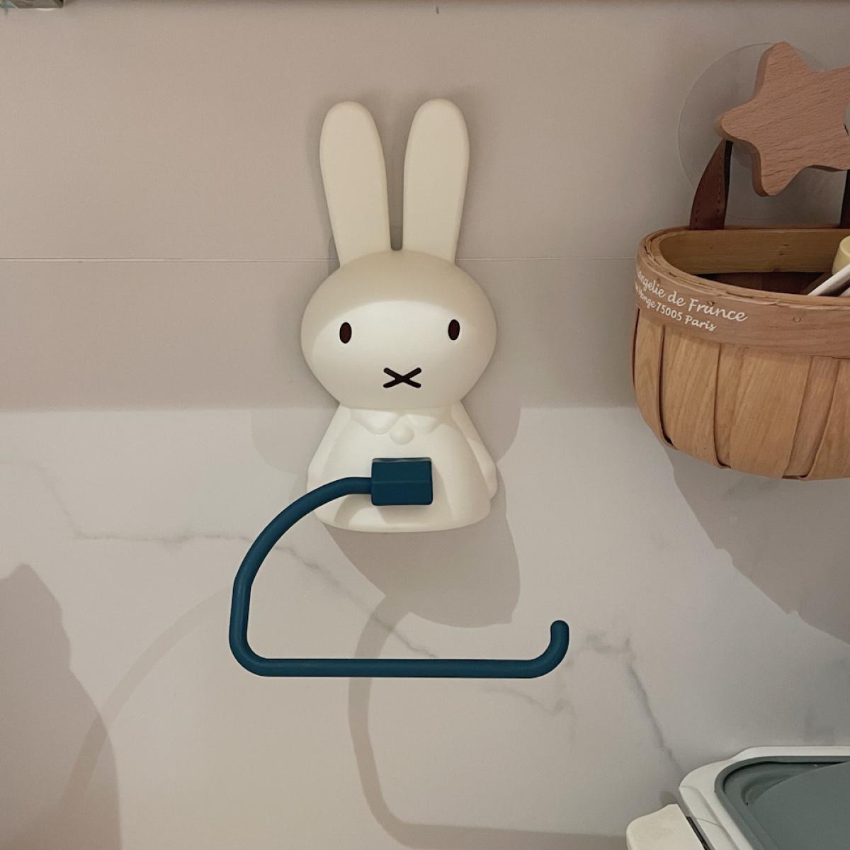 ミッフィー多機能バスルームティッシュホルダーかわいい非穴あき - Home Goods Bathroom Storage のレビューと価格