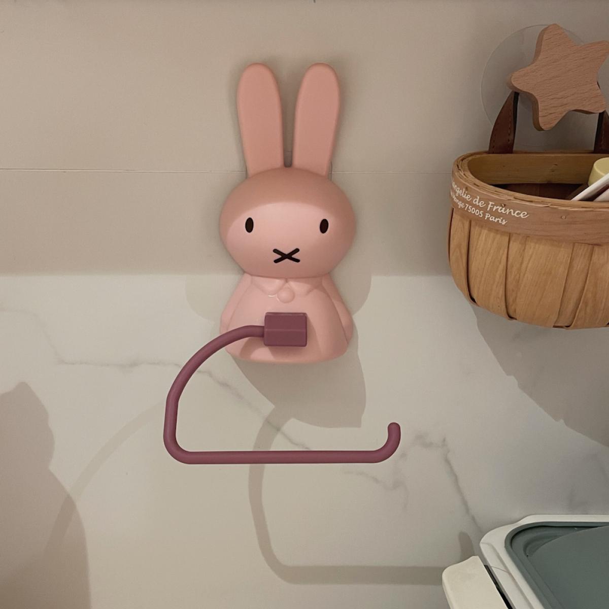 ミッフィー多機能バスルームティッシュホルダーかわいい非穴あき - Home Goods Bathroom Storage のレビューと価格